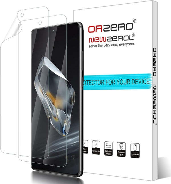 Premium TPU Screen Protector (2 Pack) for OnePlus 12 & OnePlus 12R, Anti-Scratch, Bubble-Free Quality.