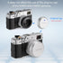 Haoge LH-X51B 2in1 All Metal Ultra-Thin Lens Hood with Adapter Ring Set for Fuji X100VI & FinePix X100V Black