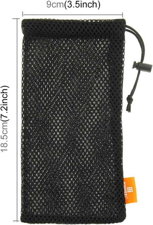 Haweel Pouch Carry Bag, Organizer for Smart Phones/Power Bank/USB Flash Drive/SD Cards and Other Accessories(Black)