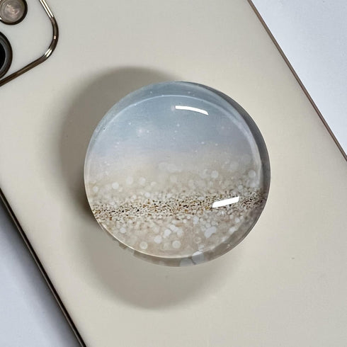 WUYULB Clear Crystal Collapsible Expandiing Mobile Phone Grip Stand Holder for Smartphones and