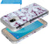 Rosebono Compatible with Samsung Galaxy J7 Case, Hybrid Graphic Colorful Armor Case for SM-J737, Purple Marble