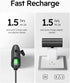 VEGER 5000mAh Portable Charger, USB C Power Bank, Fast Charging 20W Mini Battery Pack for iPhone 16/15, Samsung Galaxy