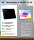 (A16) 11th/10th (2025/2022) A3354 A3355 A3356 A2696 A2757 A2777 A3162, FILMEXT Privacy Screen Protector for iPad