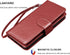 Njjex Galaxy S20 FE 5G Case, Wallet Case for Samsung S20 Fan Edition, 9 Card Slots, Wine Red