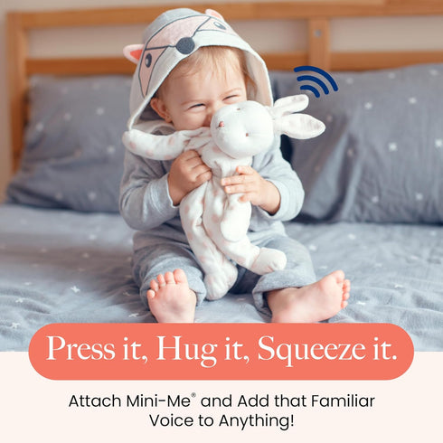 VOICEGIFT 60-Second 1-Pack Mini-Me, Multi-Message Audio Recorder for Plush Toys, Quilts, Pillow, Crafts, Playful Mini