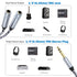 1/4 Splitter Adapter Cable 12 inches, 6.35mm Stereo Plug Male to Dual 6.35mm Jack Female Y Splitter Cable, 30cm / 12 inches