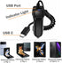 Car Phone Charger for Samsung Galaxy Z Flip 5 5G, Flip 4, Flip 3, Z Fold 5, Fold 4, Fold 3, Fold 2 Car Charging Cord Extra USB Port with Integrated Power Cable for Samsung Galaxy, Nokia, Switch(Black)