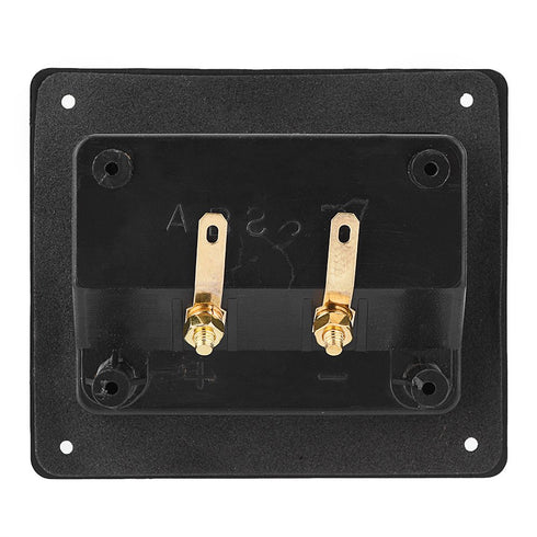 Speaker Terminal Box DIY 2-Way Binding Post Terminal Cable Connector Box for Subwoofer
