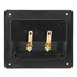 Speaker Terminal Box DIY 2-Way Binding Post Terminal Cable Connector Box for Subwoofer
