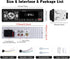 CAMECHO MP3 Single Din Car Stereo Bluetooth Audio Digital Media Receiver with USB Port FM Radio, Player, EQ, APP