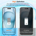 iPhone 15 Privacy Screen Protector 2+3 Pack with Camera Lens Protector, Tempered Glass, Anti-Scratch, Easy Install,