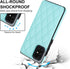 Asuwish Wallet Cover Phone Case for Samsung Galaxy A51 5G, with Tempered Glass Screen Protector, Mint Green