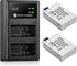 FirstPower LP-E8 Battery and Dual USB Charger Compatible with Canon EOS Rebel T2i, T3i, T4i, T5i, EOS 550D, 600D, 650D,