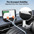 SINOTATO 360 Car Dashboard Phone Holder Rotatable Non-Slip Silicone Pad Car Phone Mount with Parking Number Plate Fit