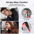Single Open Ear Headphone, Wireless Bluetooth Earpiece for Powerful Sound, 16H Playtime, Waterproof Headset (Black)