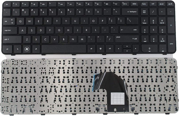 Replacement Keyboard with Frame for HP Pavilion G6 Series - Compatible with G6-2000 to G6-2300, US Layout