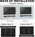 USX MOUNT Universal Soundbar Mount, TV Bracket for Soundbar with Speaker, Fits 2 Installation Options