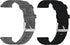 Compatible with EGQINR Smartwatch Bands, Lamshaw 18mm Breathable Nylon Woven Fabric Replacement Strap for Fitness
