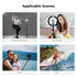 K&F Concept 69" Extendable Light Stand with 1/4" Screw, 360° Ball Head Mini Tripod for Camera, Phone, Projectors