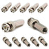 20PCS BNC Male Twist-on Coaxial RG59 Connector for CCTV Security Camera