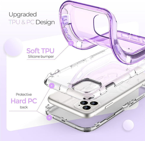 Shop ORIbox Purple Case for iPhone 14 Pro Max, 10 FT Military Grade Drop Protection, 6.7" Shockproof, 3-in-1 Design.