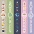 2 Pack AirTag Bracelet for Kids, Waterproof Cute Cartoon Holder with Soft Silicone Anti-Lost Wristband Accessories