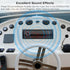 DOVOX USB/SD/AUX/MP3 2.1A Single Din Stereo Marine Radio: Bluetooth Car Audio Receivers with Digital LCD Display | FM
