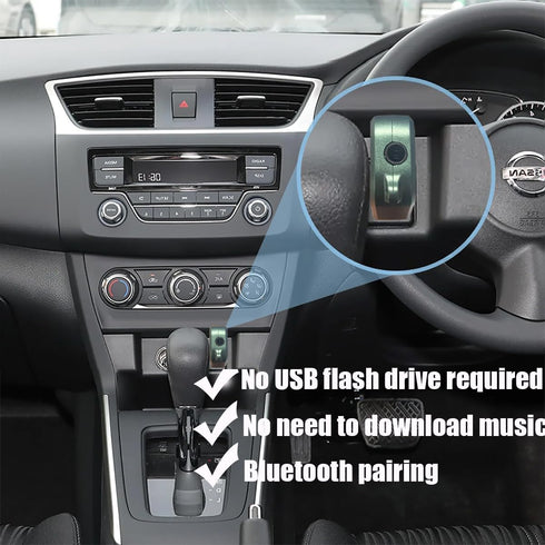 USB to Bluetooth Car Kit, Wireless Audio Adapter, Music Receiver for Home, Car Stereo Sound System, Portable Speakers,