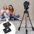 Skrfren 2 Pack Set 1/4"-20 PU50 Universal Tripod Plate, Tripods Quick Release Plate Aluminum Alloy Camera Tripods Mount