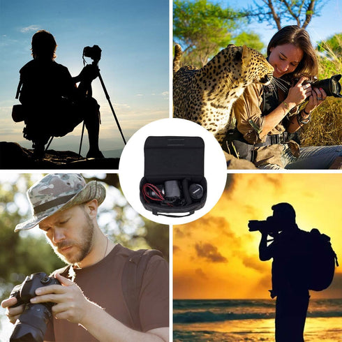 BOMKEE Camera Inserts - Padded Insert Liner for DSLR SLR Protective Bag, Waterproof Foldable Pouch for Lens Accessories