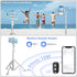 SENSYNE 67" Phone Tripod & Selfie Stick, Extendable iPhone Tripod Stand with Wireless Remote and Phone Holder