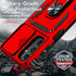 SunStory A14 5G A14 5G,Red Phone Case for Samsung Galaxy Case with HD Screen Protector & Slide Camera Cover & Rotated