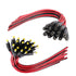 MILAPEAK 18AWG 43x2pcs Copper Strands 20 Pairs DC Power Pigtail Cable, 12V 5A Male & Female Barrel Connectors