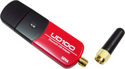 Sena USB Bluetooth Adapter, 300m Working Distance, UD100-G03, Exchangeable Antenna, Works with Microsoft Bluetooth