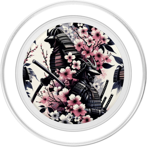 Cherry Blossom Design Sakura and Cherry Blossom PopSockets MagSafe PopGrip for iPhone