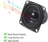 ALMOCN 2PCS 2" 8Ohm 10W DIY Small Full Range Audio Speaker Stereo Woofer Loudspeaker for Arduino and DIY Speaker