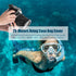 DSLR Camera Universal Waterproof Underwater Housing Case, 20-Meter Diving Bag for Canon and Other DSLR Cameras, Black
