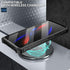 Dexnor Galaxy S21 Ultra Case - Heavy Duty Shockproof Cover with Built-in Screen Protector & Kickstand, 6.8" Black.