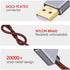 Tiierzon 1.5Ft, USB Printer Cable - Type A Male to B Male, High Speed, Compatible with HP, Canon, Dell, Lexmark, Xerox