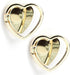 2 Packs Glossy Finish Love Heart Shaped Cell Phone Ring Holder Stand, 360 Degree Rotation Finger Ring Kickstand with