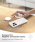 SuydanBox 16/15/14/13/12 Magnetic Phone Grip, Removable Loop Grip with Soft Finger Strap, Silicone Phone Ring Holder
