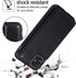 UEEBAI Case for iPhone 11, Luxury PU Leather with Magnetic Clasp, Card Slots, Stand Function, Black