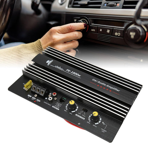 Power Amplifier, 12V Car Power Amplifier Board, 1800W Car Stereo Audio High Power Amplifier