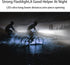 Morseatooke Light,2-in-1 Bicycle Bluetooth Speaker Bike Light and Sound System,Waterproof,Portable Cycling Audio