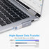 90 Degree USB3.0 Adapter (2 Pack), Left and Right Angle USB A Male to Female Converter for PC, Laptop, Power Bank