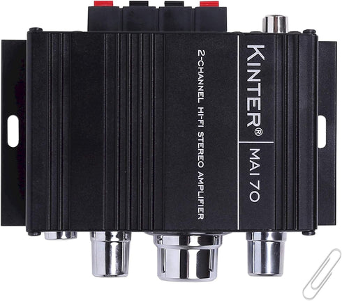 MA170 12V 2 Mp3 Kinter Channel Mini Digital Audio Power Amplifier for Car or Without Power Supply