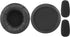 Geekria QuickFit Leatherette Replacement Earpads + Mic Foam for BlueParrott B250-XT Plus, B250-XT, B250-XTS, B250, B150