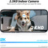 Indoor Camera Robot - 2k HD WiFi Pet Robot Camera with Phone App, 360 PTZ Nanny Cam, Night Vision