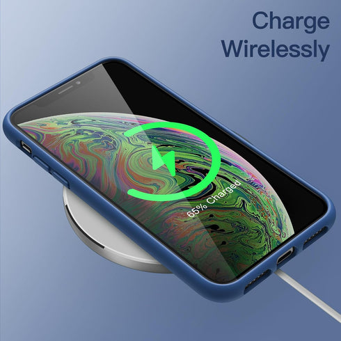 JETech Silicone Case for iPhone X, iPhone Xs, 5.8-Inch, Silky-Soft Touch Full-Body Protective Case, Shockproof Cover