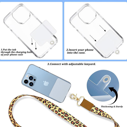 YesMvpMvp Phone Lanyard Wrist Strap,Cell Phone Lanyards for around the Neck,Unisex Scrunchie Lanyard